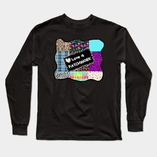 Love is patchwork Long Sleeve T-Shirt